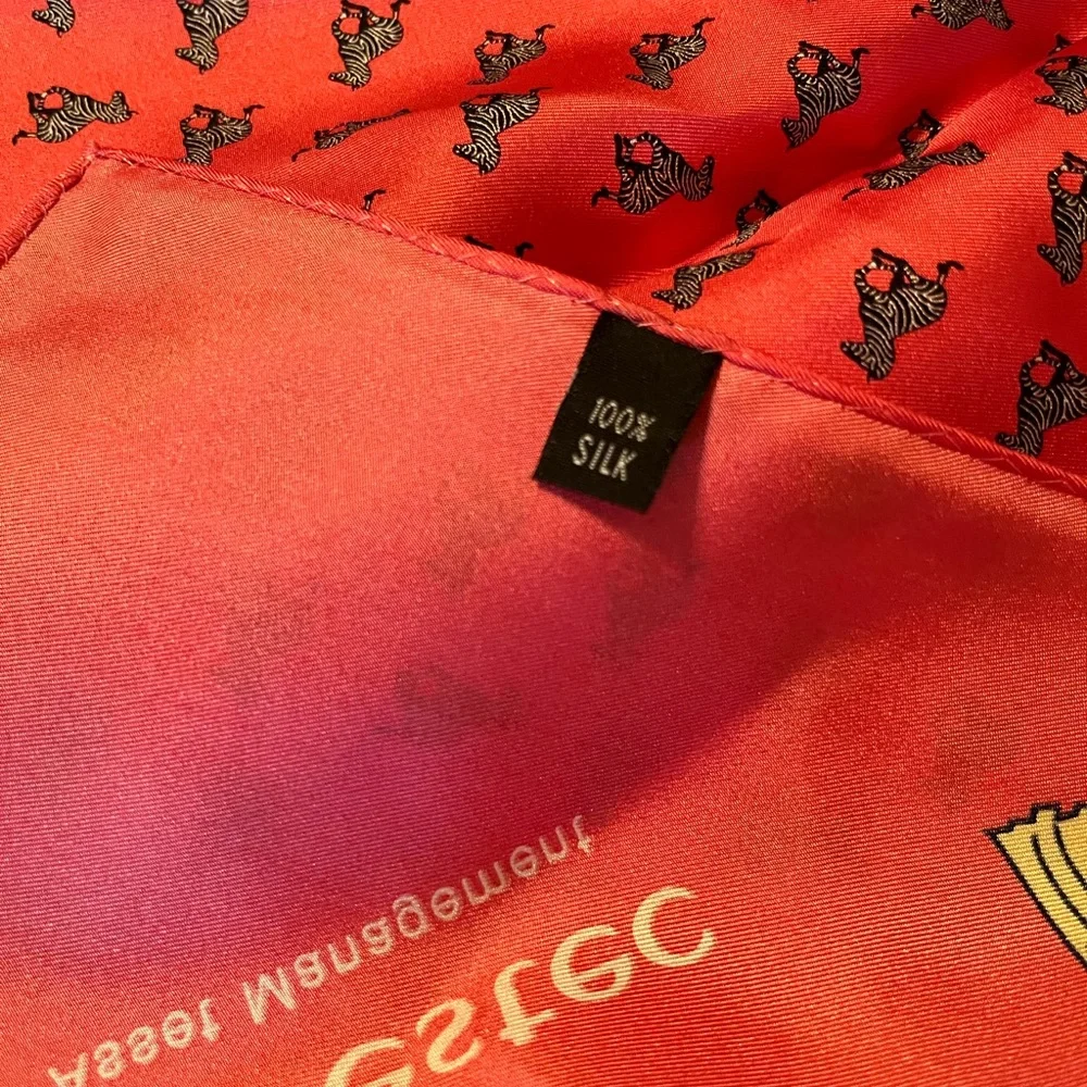 Vinyard Vines Investec Silk Zebra Scarf